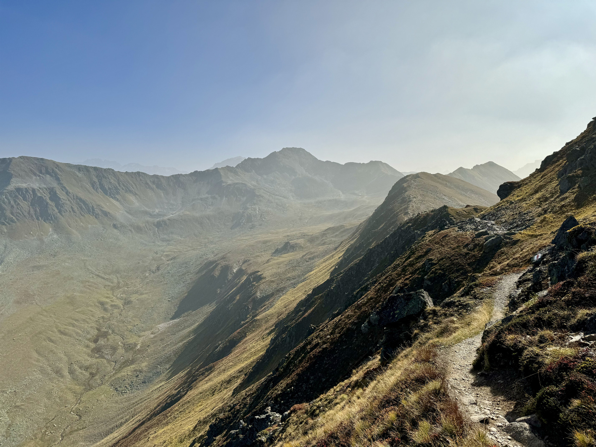Wanderung Jakobshorn Gratwanderung Strecke 6