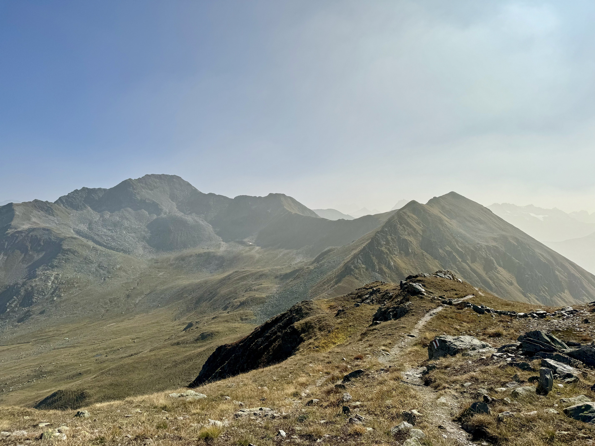 Wanderung Jakobshorn Gratwanderung Strecke 7