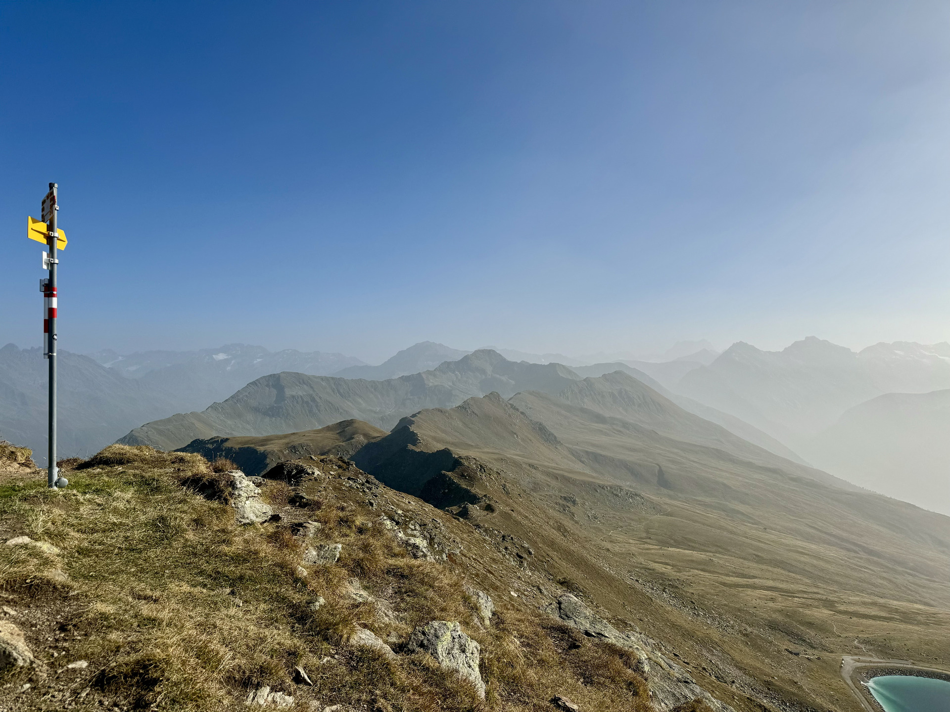Wanderung Jakobshorn Gratwanderung Strecke 8
