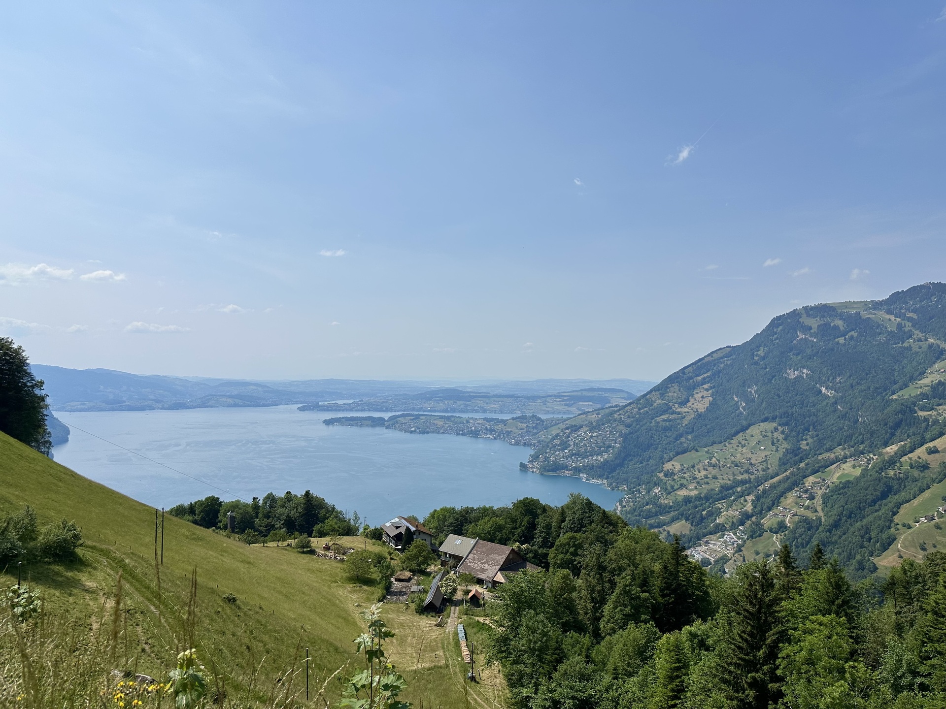 wanderung gersau panorama bänkli strecke 5