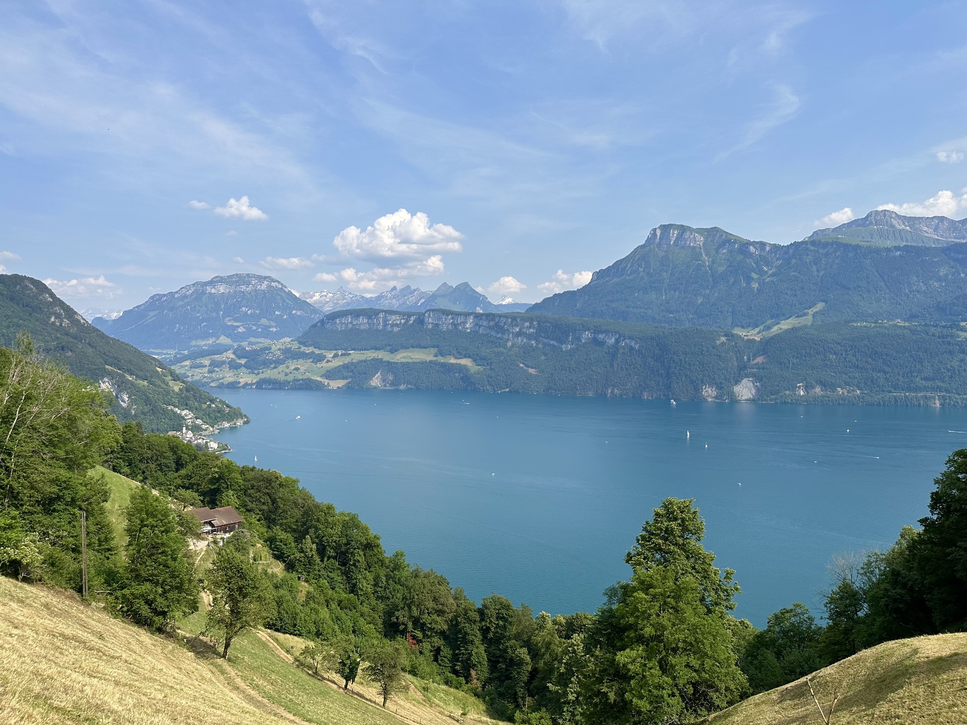 wanderung gersau panorama bänkli strecke 8