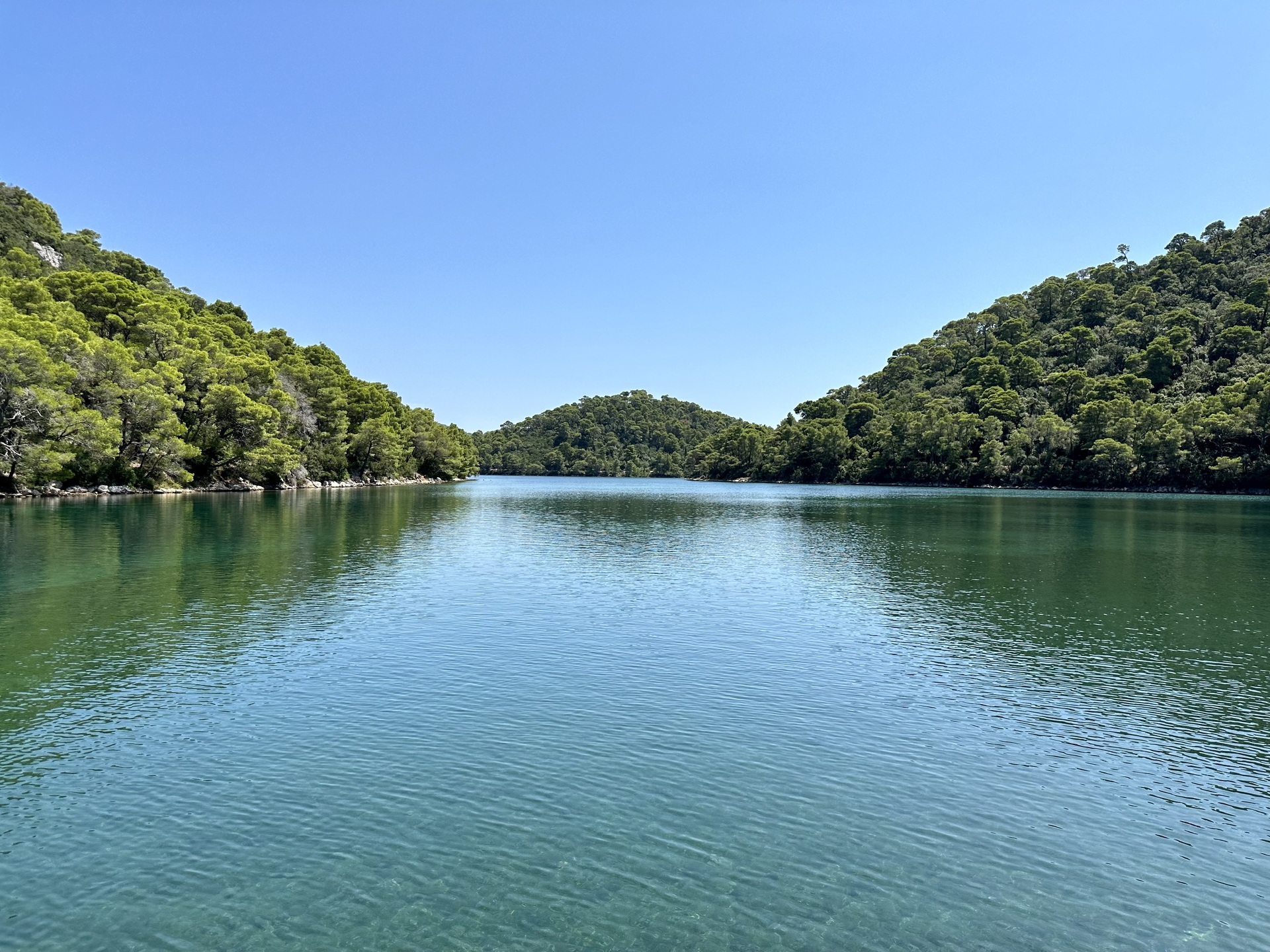 Wanderung Mljet Kroatien Lagune Strecke 6