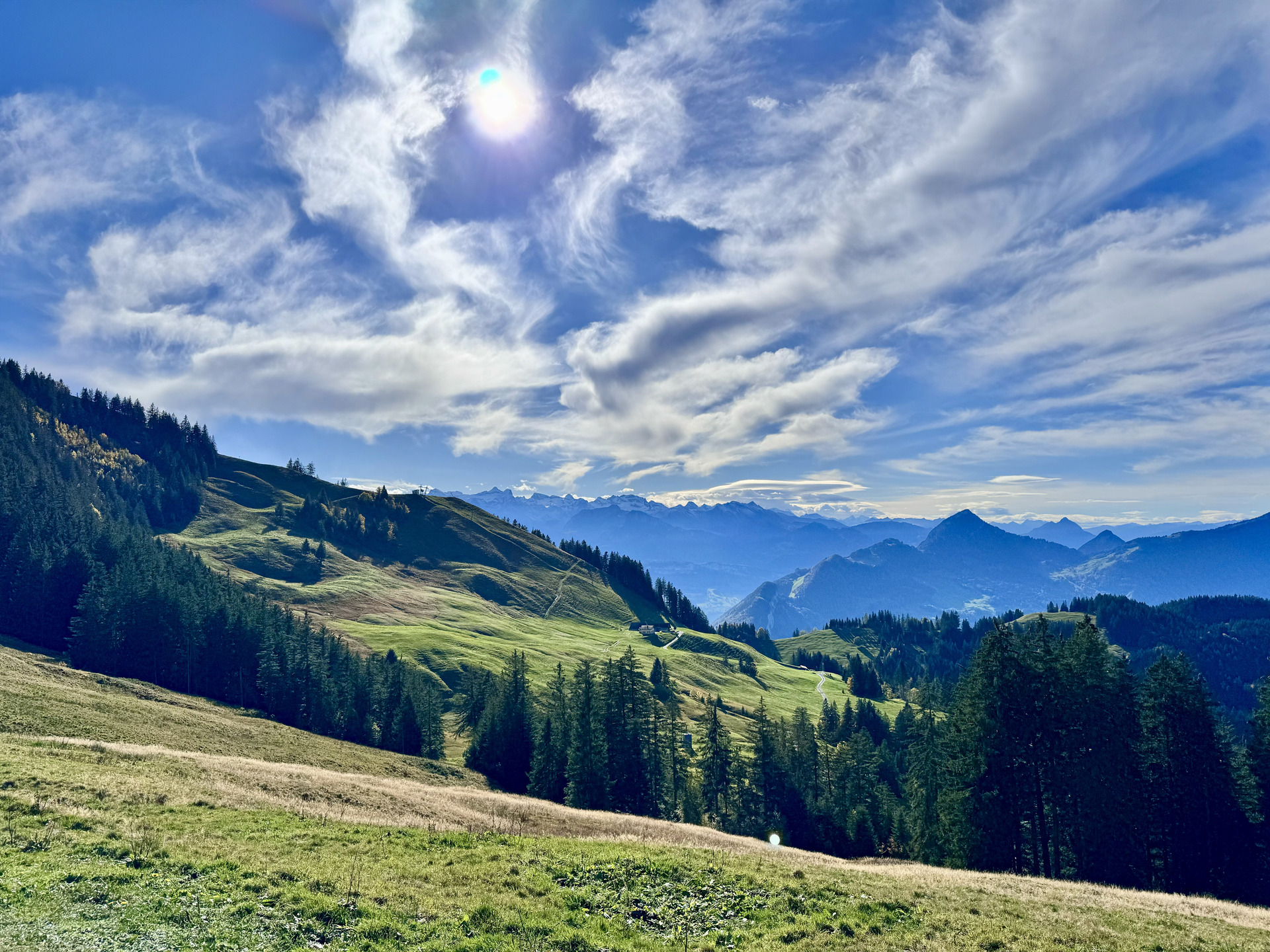 Wanderung Sattel Hochstuckli Strecke 1