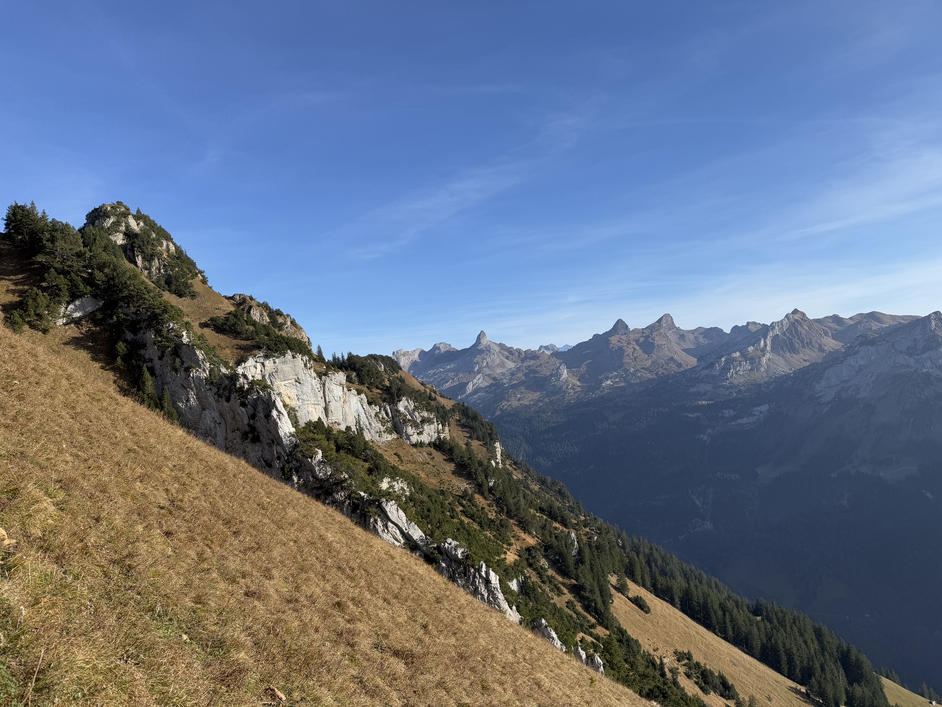 wanderung stoos gratwanderung fronalpstock klingenstock strecke 3