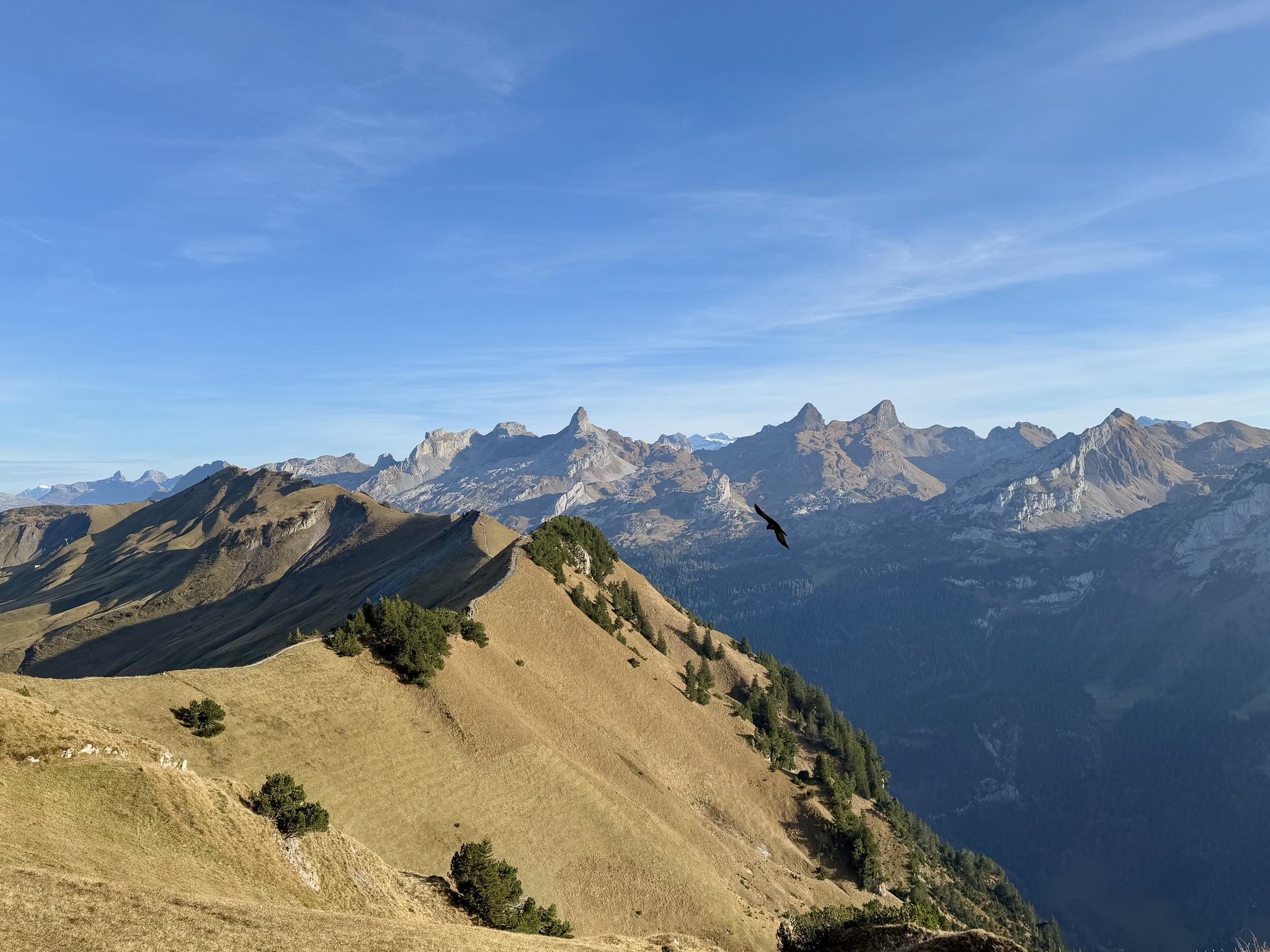 wanderung stoos gratwanderung fronalpstock klingenstock strecke 4