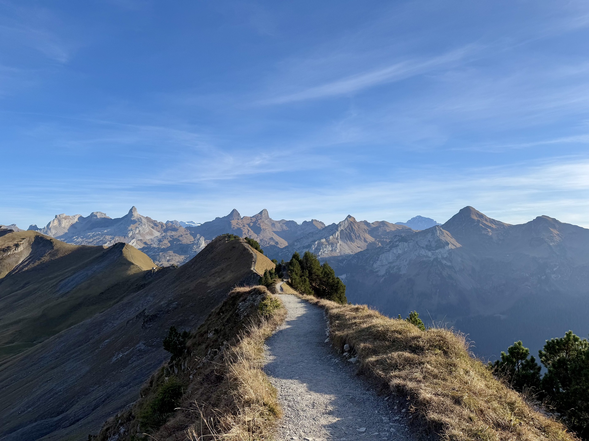 wanderung stoos gratwanderung fronalpstock klingenstock strecke 5