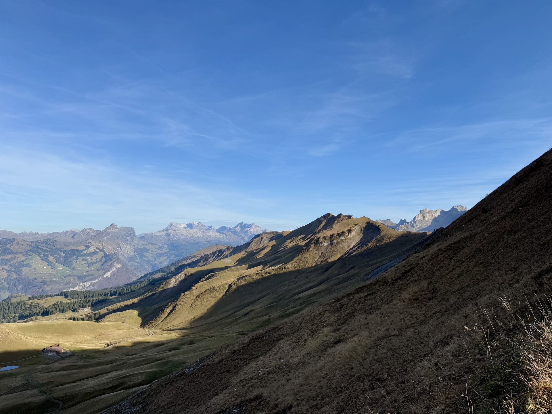 wanderung stoos gratwanderung fronalpstock klingenstock strecke 6